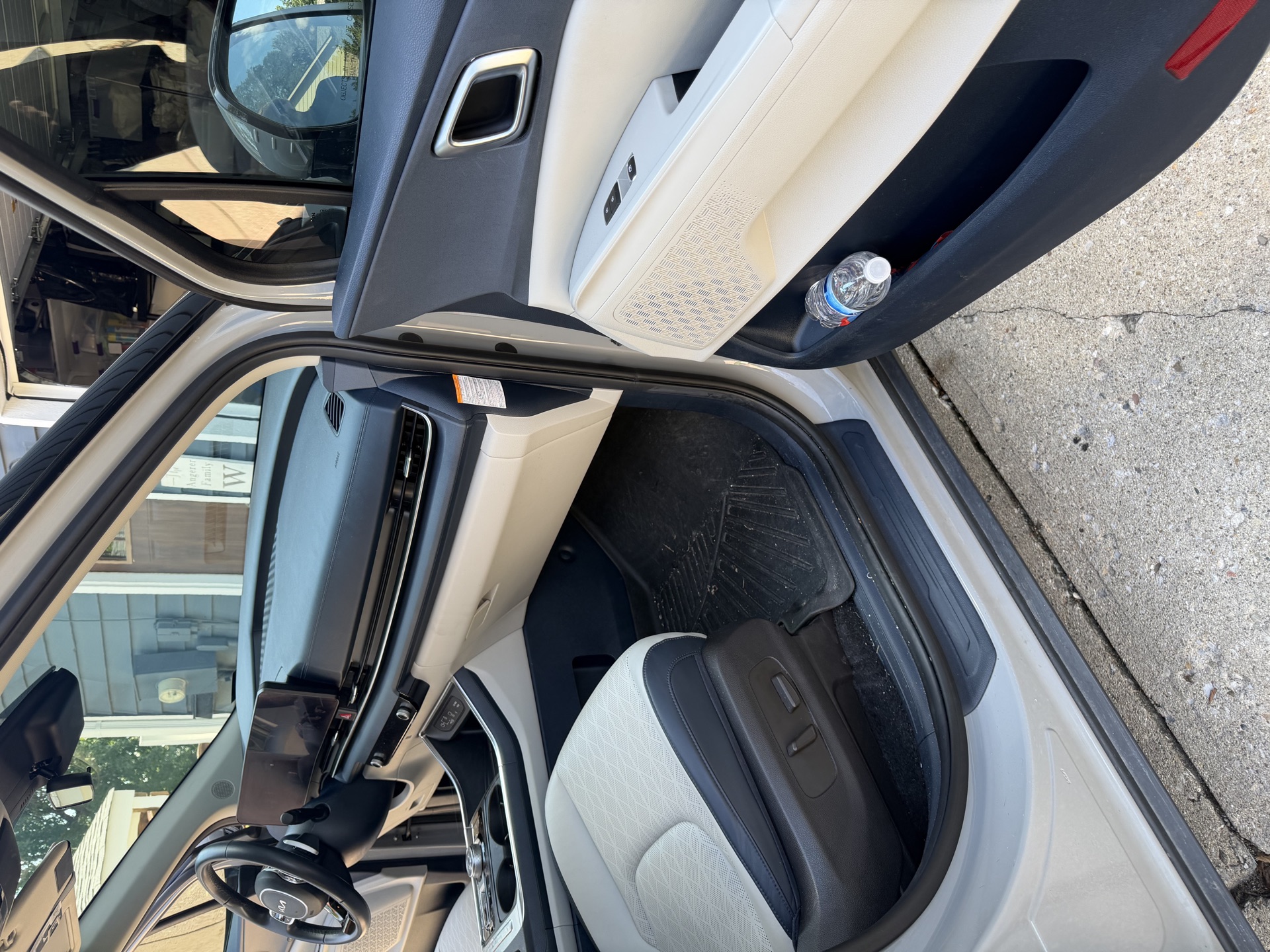 Finished SUV passenger area