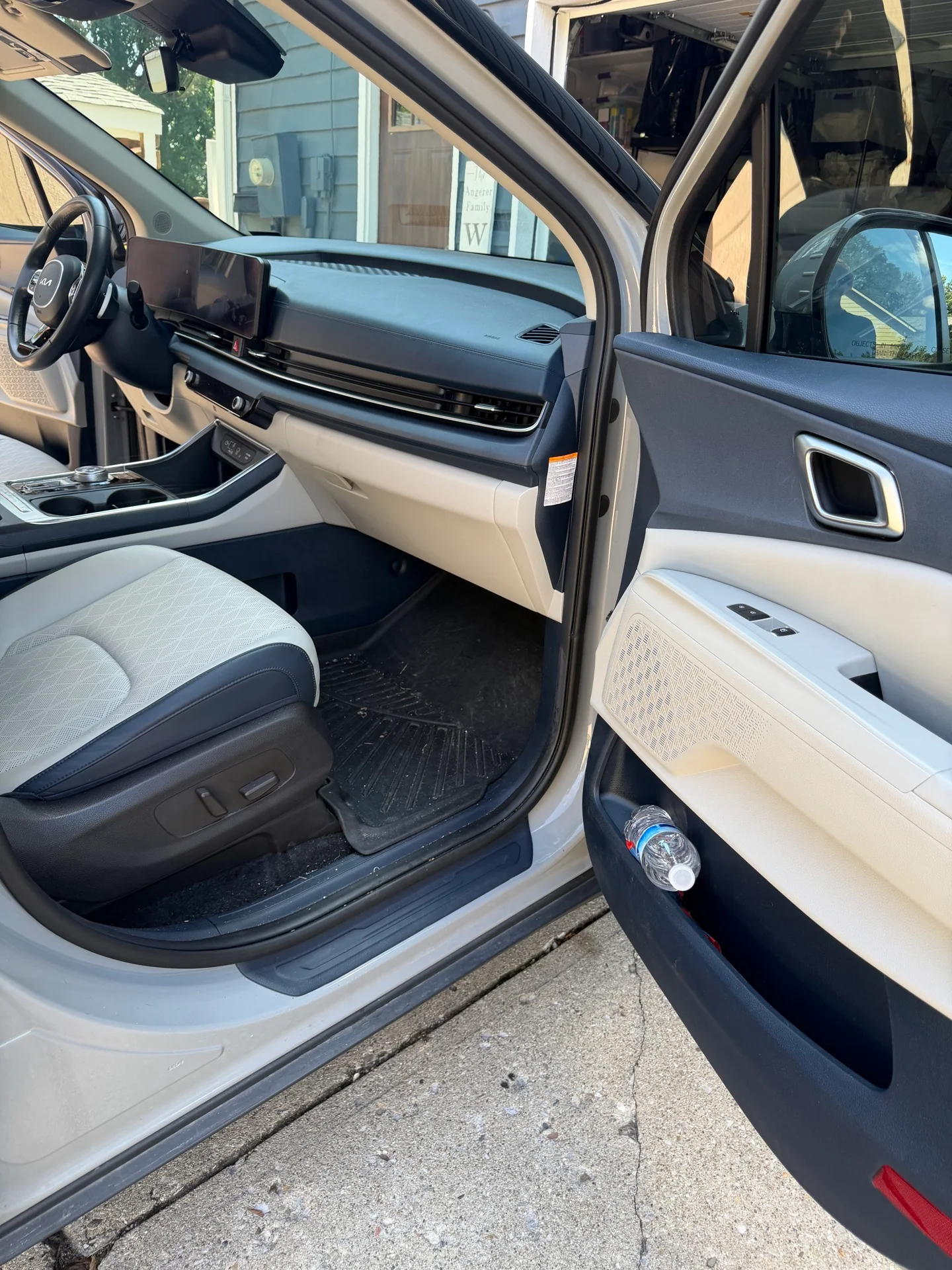 Finished SUV passenger area